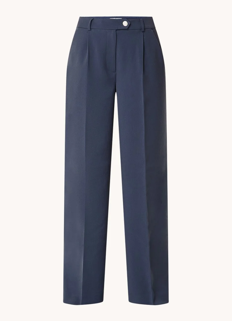 Pantaloni Fifth House Diara cu croi larg și buzunare laterale