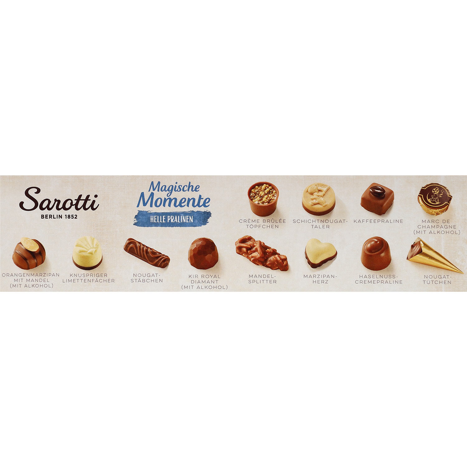 Sarotti Magische Momente Helle Pralinen 210g