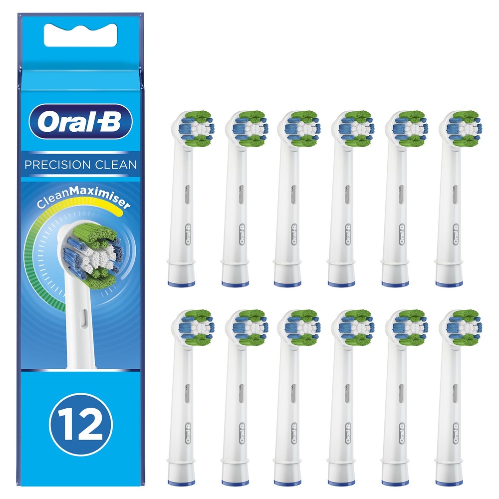 oral-b Oral-B Precision Clean Brossette Avec CleanMaximiser, 12 Brossettes De Rechange
