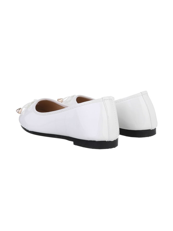 Ital-Design Ballerina in Weiß günstig kaufen