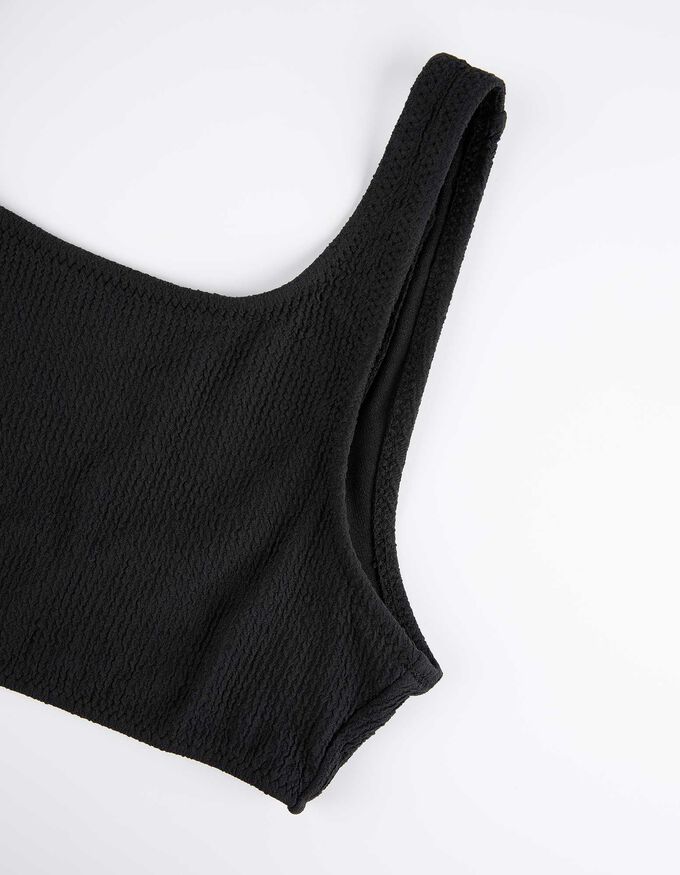 Set aus Bikinitop und Bikinislip - Rippenstruktur