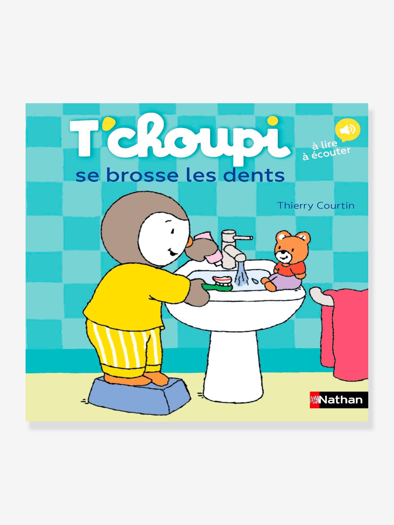 Livre T'choupi se brosse les dents NATHAN multico