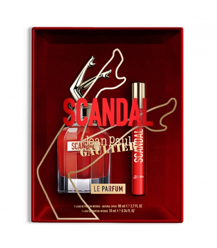 Jean Paul Gaultier-SCANDAL LE PARFUM-COFFRET SCANDAL LE PARFUM 80ML + FORMAT VOYAGE 10ML