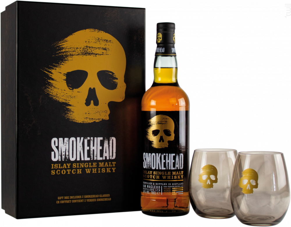 Smokehead Coffret 2 Verres Smokehead
