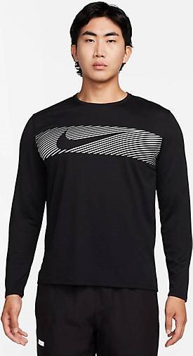 Nike Performance Herren Laufshirt NIKE DRI FIT UV MILER TOP LS FLASH