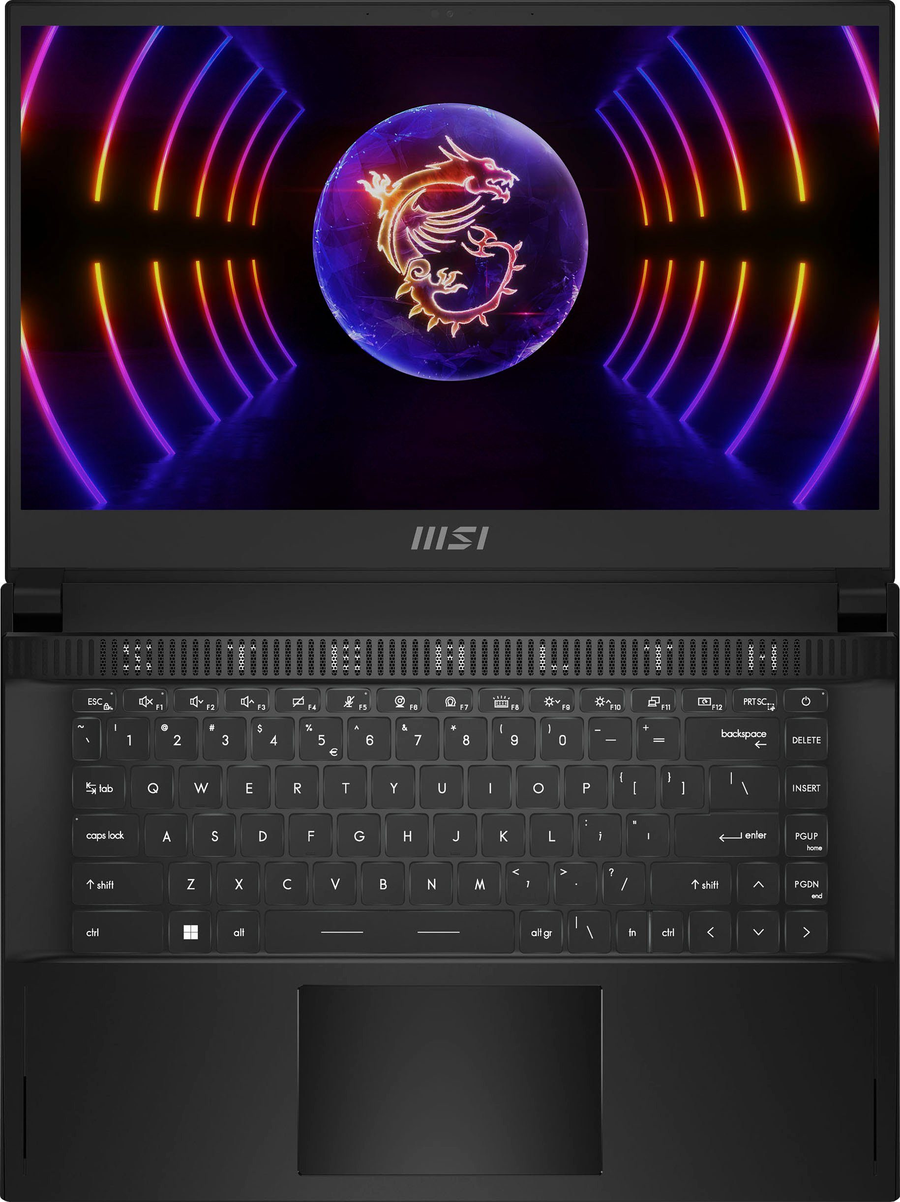 MSI Stealth 15 A13VF-052 Gaming-Notebook (39,6 cm/15,6 Zoll, Intel Core i7 13620H, GeForce RTX 4060, 1000 GB SSD, OLED-Display)
