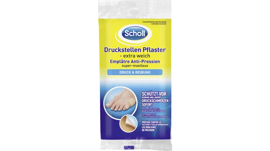 Scholl Druckstellen-Pflaster Extra Weich