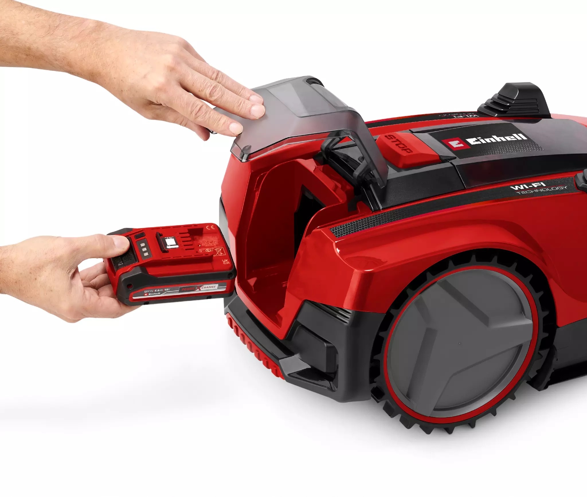 Einhell 3413975 FREELEXO CAM PLUS 600 Li komplektas Robotas vejapjovė 4.0 Ah ir įkroviklis dėžutėje