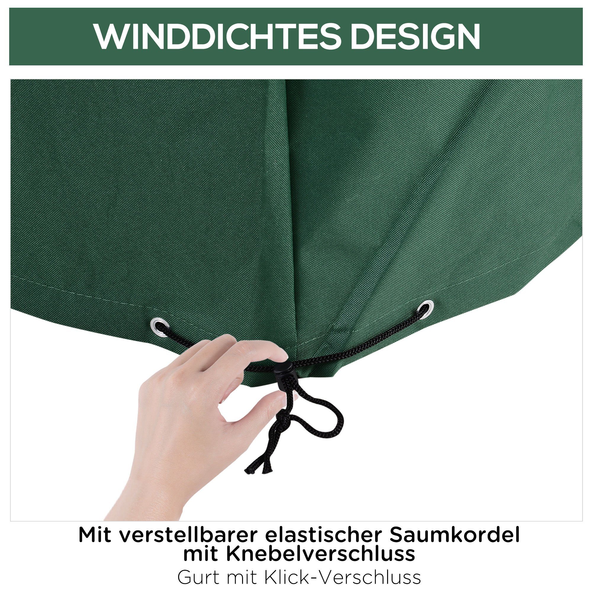 Outsunny Gartenmöbel-Schutzhülle Abdeckplane für Gartenmöbel