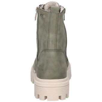 Tom Tailor Schnürstiefelette in grün