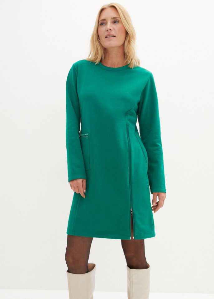 Sweatkleid mit Tragevariante