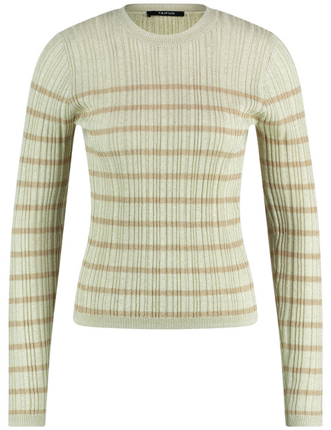 Pullover mit glitzerndem Streifen-Dessin