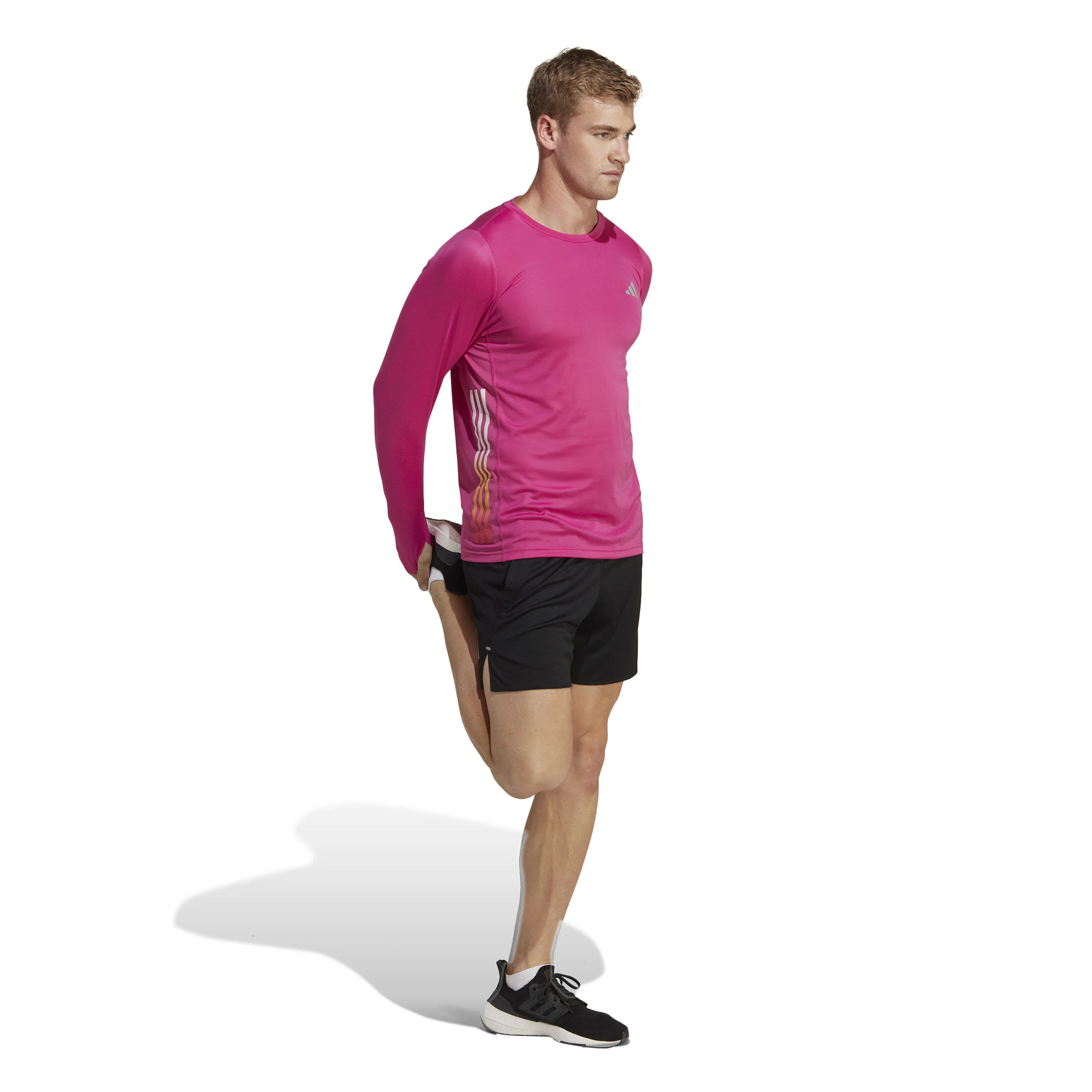 Run Icons 3 Bar Shorts Herren - Schwarz