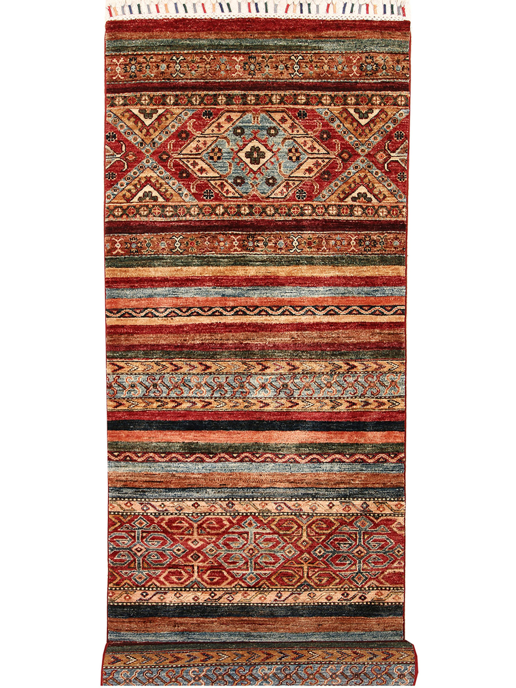 Chobi Schal ca. 82 x 293 cm, Unikat / Einzelstück