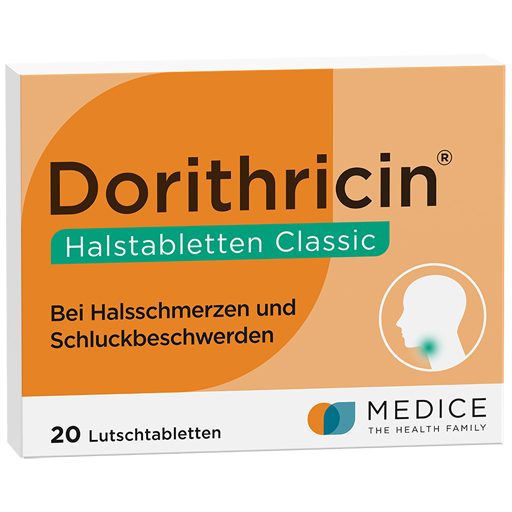 DORITHRICIN Halstabletten Classic  20 St  Lutschtabletten