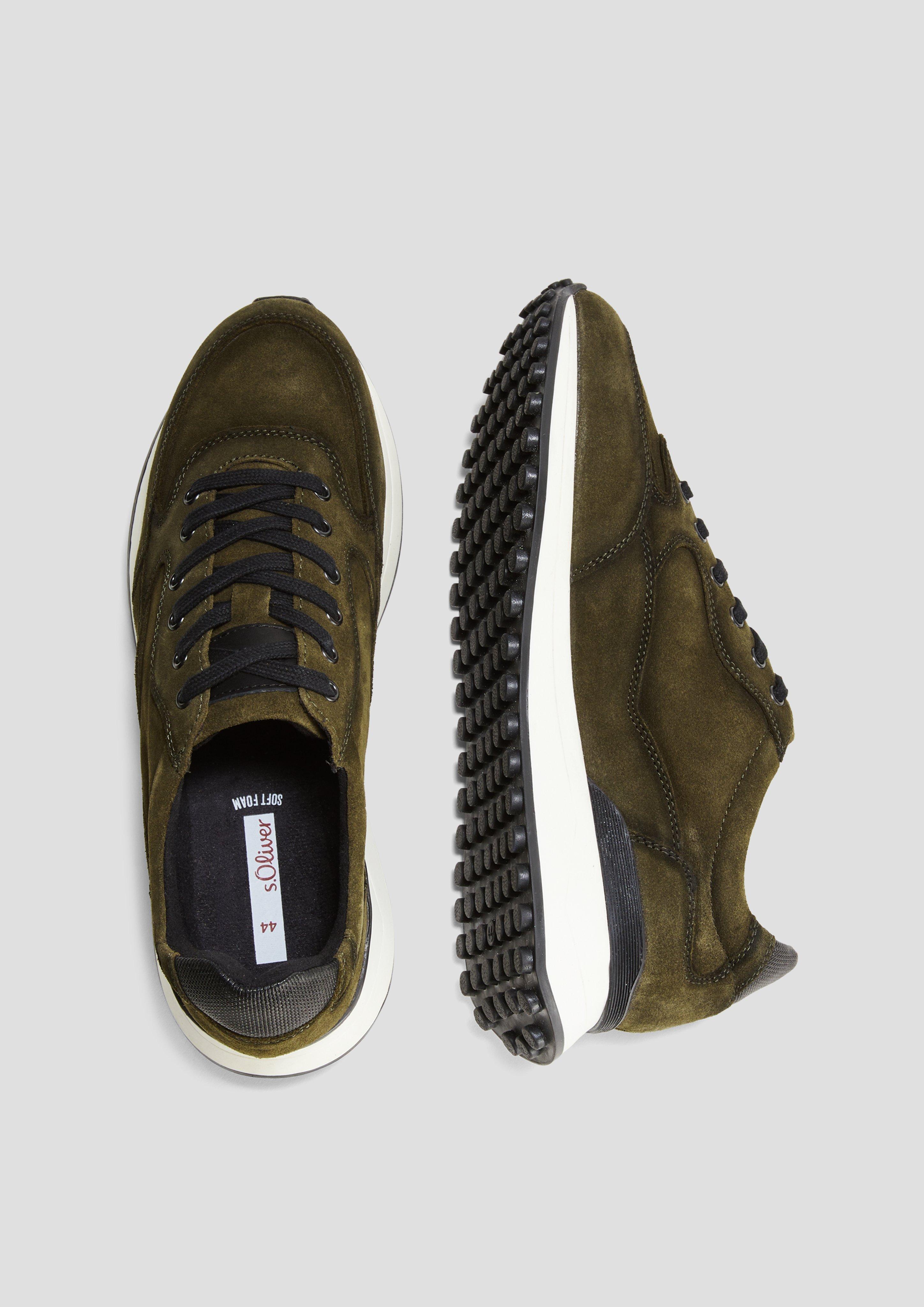 Sneaker in Veloursleder-Optik  6008187-701