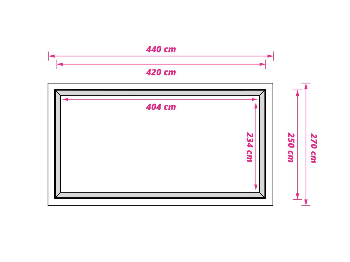 Obelink Air Bodenplane 270 x 440 cm