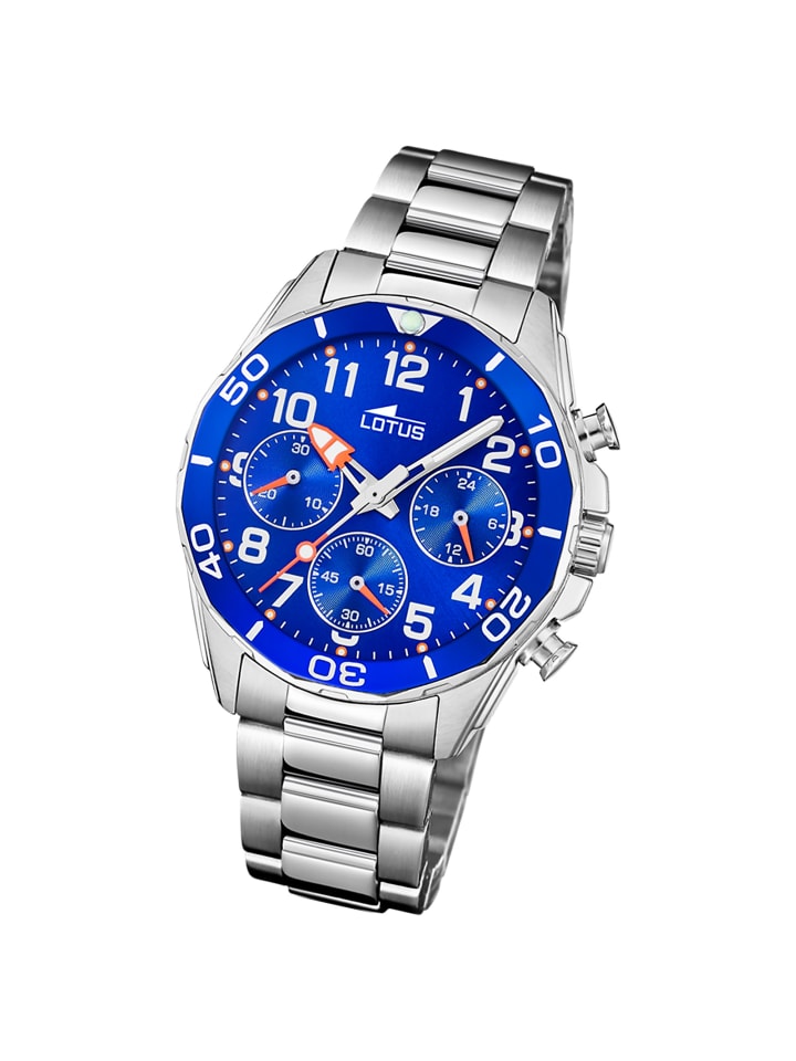 Lotus Chronograph-Armbanduhr Lotus Classic silber mittel (ca. 36mm) günstig kaufen onesize