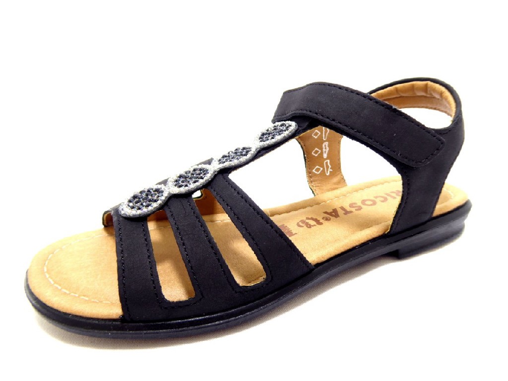RICOSTA Mädchen Sandalen schwarz