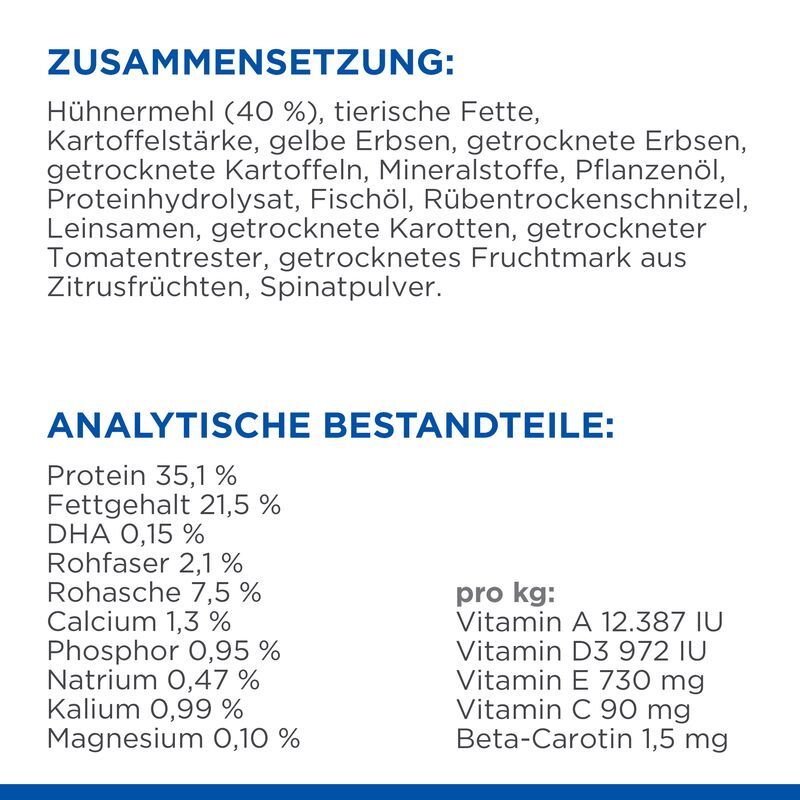 Hill's Trockenfutter Hill's Science Plan No Grain Kitten mit Huhn ohne Getreide 1,5 kg