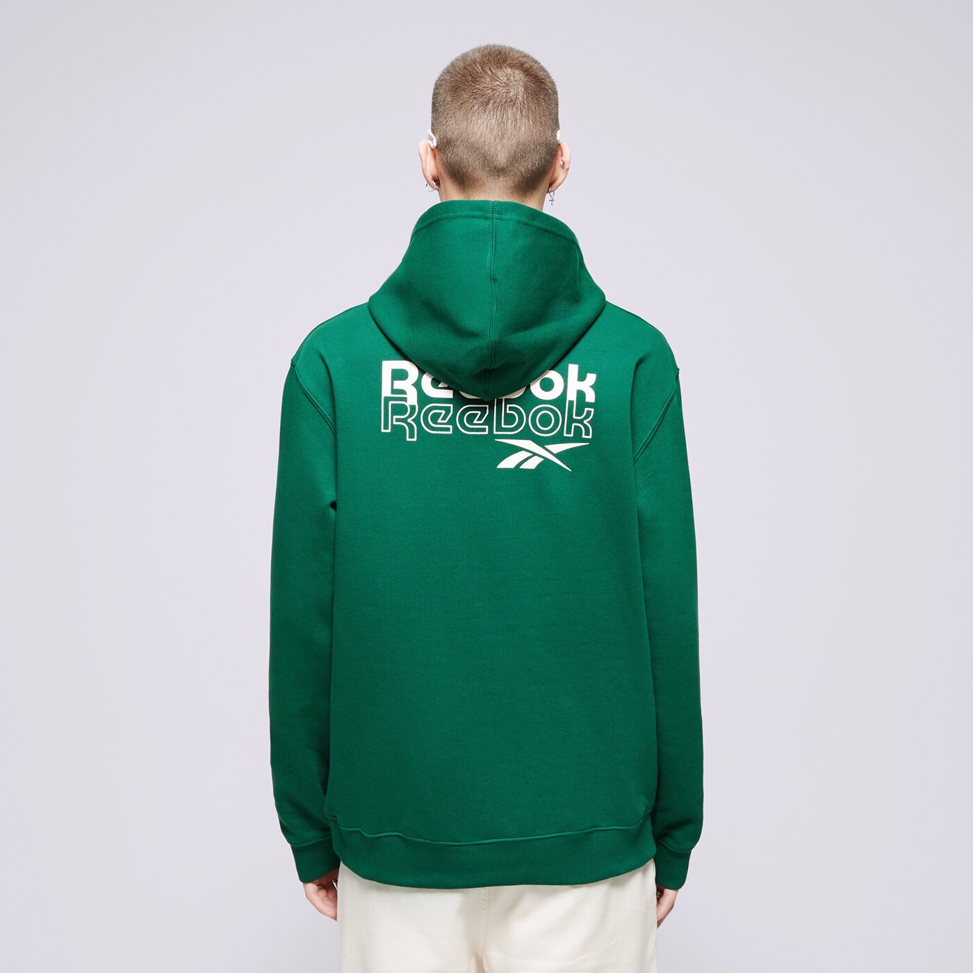 REEBOK HOODIE RI PROP OF RBK Grün