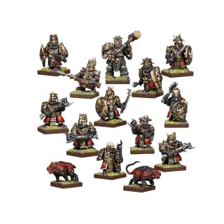 Kings of War Vanguard: Abyssal Dwarf Warband Set