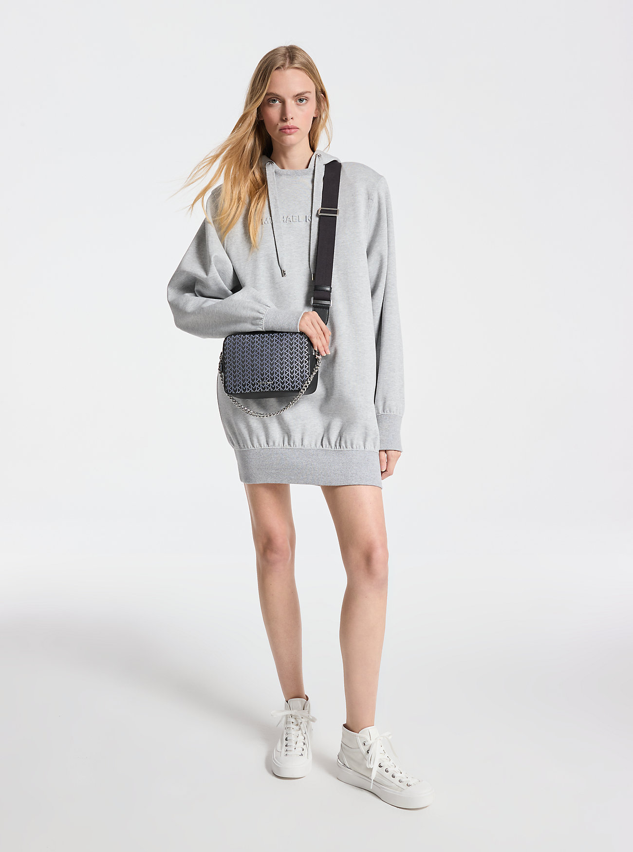 Bryant Medium MK2000 Logo Jacquard Kamera Skulderveske – SVART