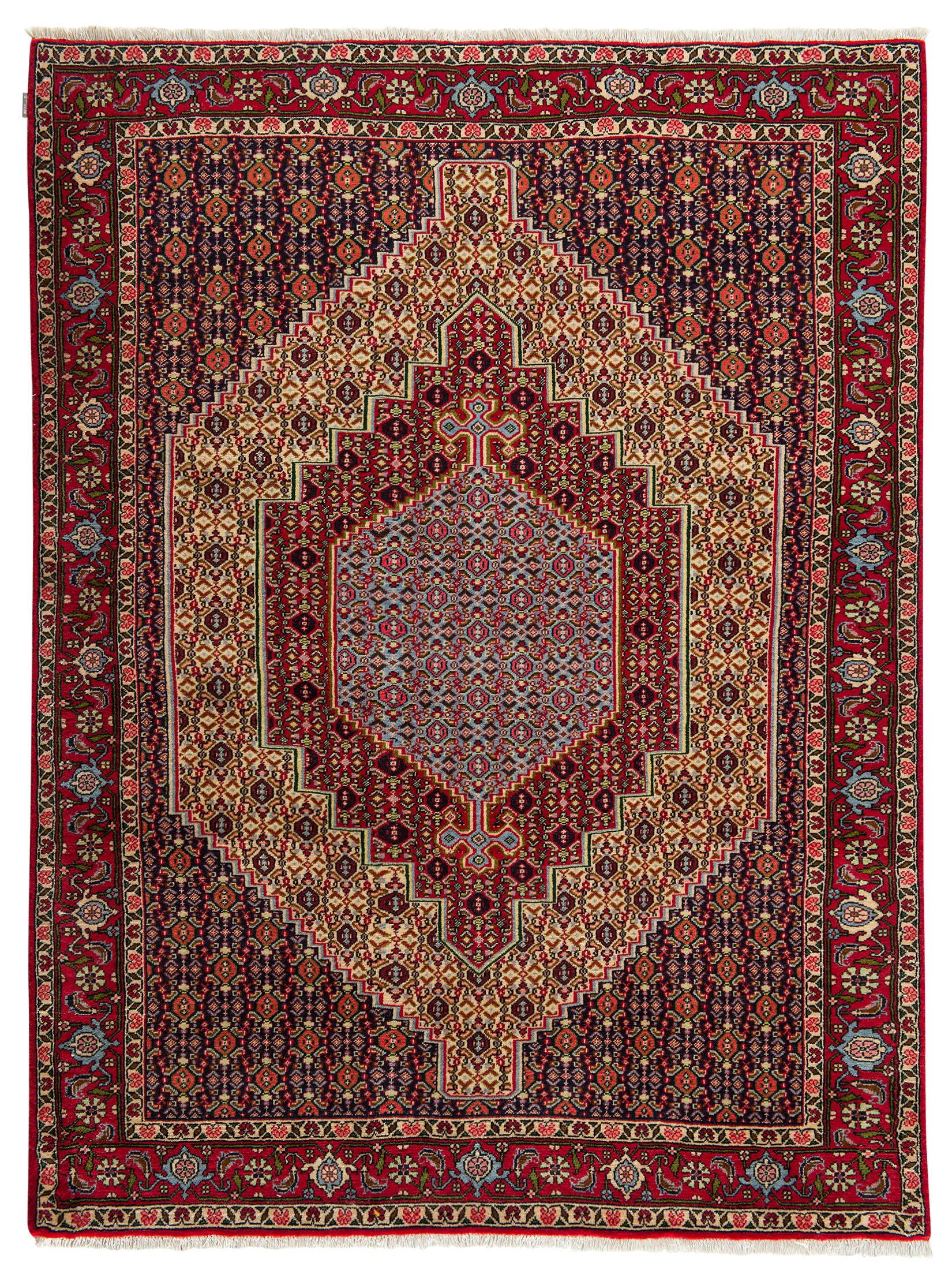 Senneh ca. 148 x 198 cm, Unikat / Einzelstück