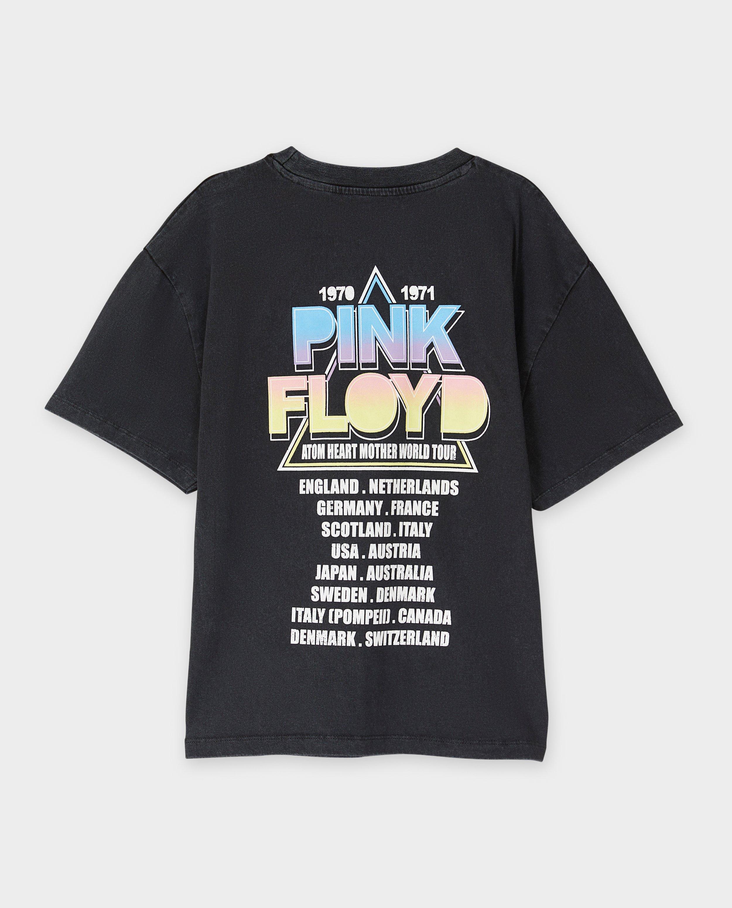 Tricou Pink Floyd negru, stil Groggy
