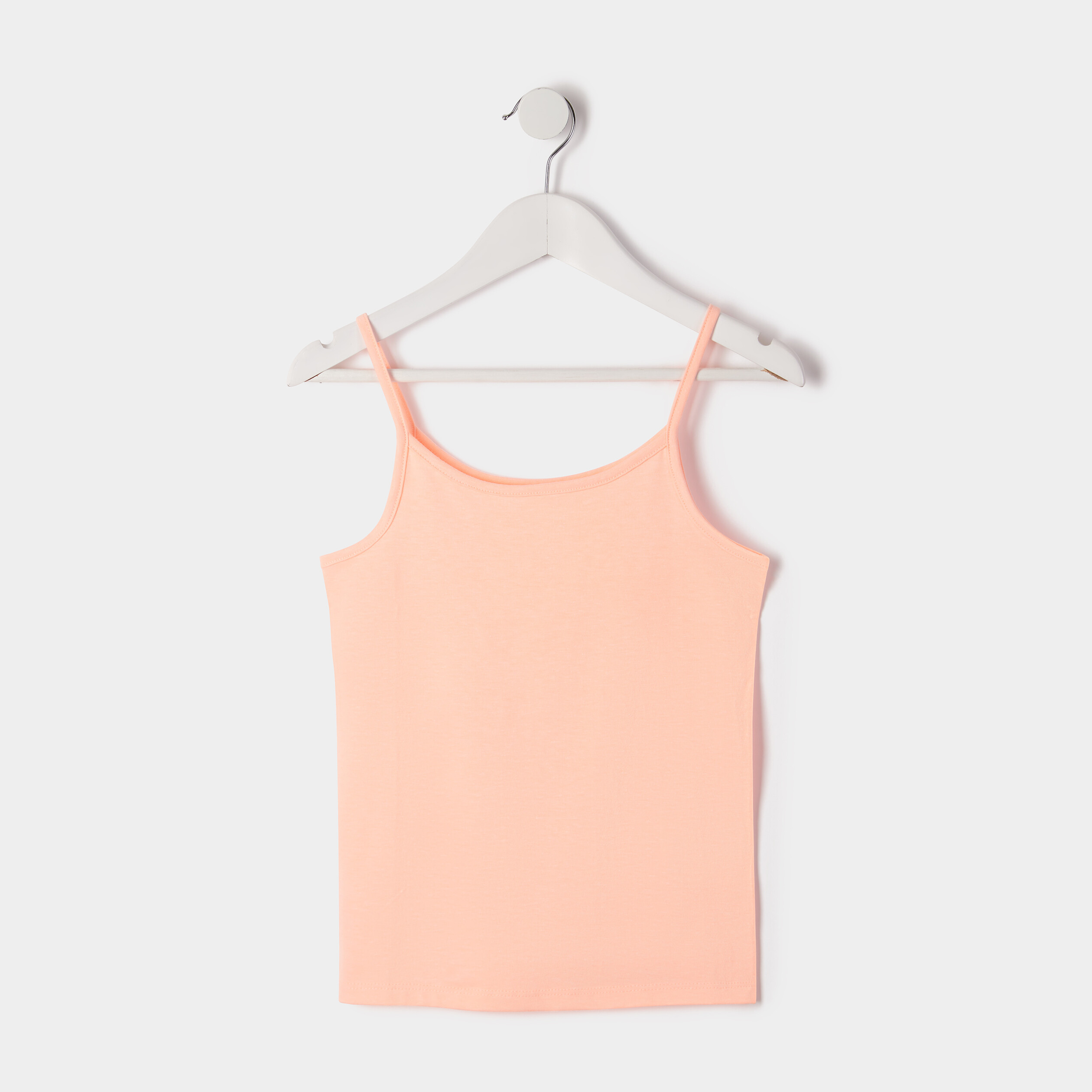Débardeur à fines bretelles orange fluo fille | La Halle
