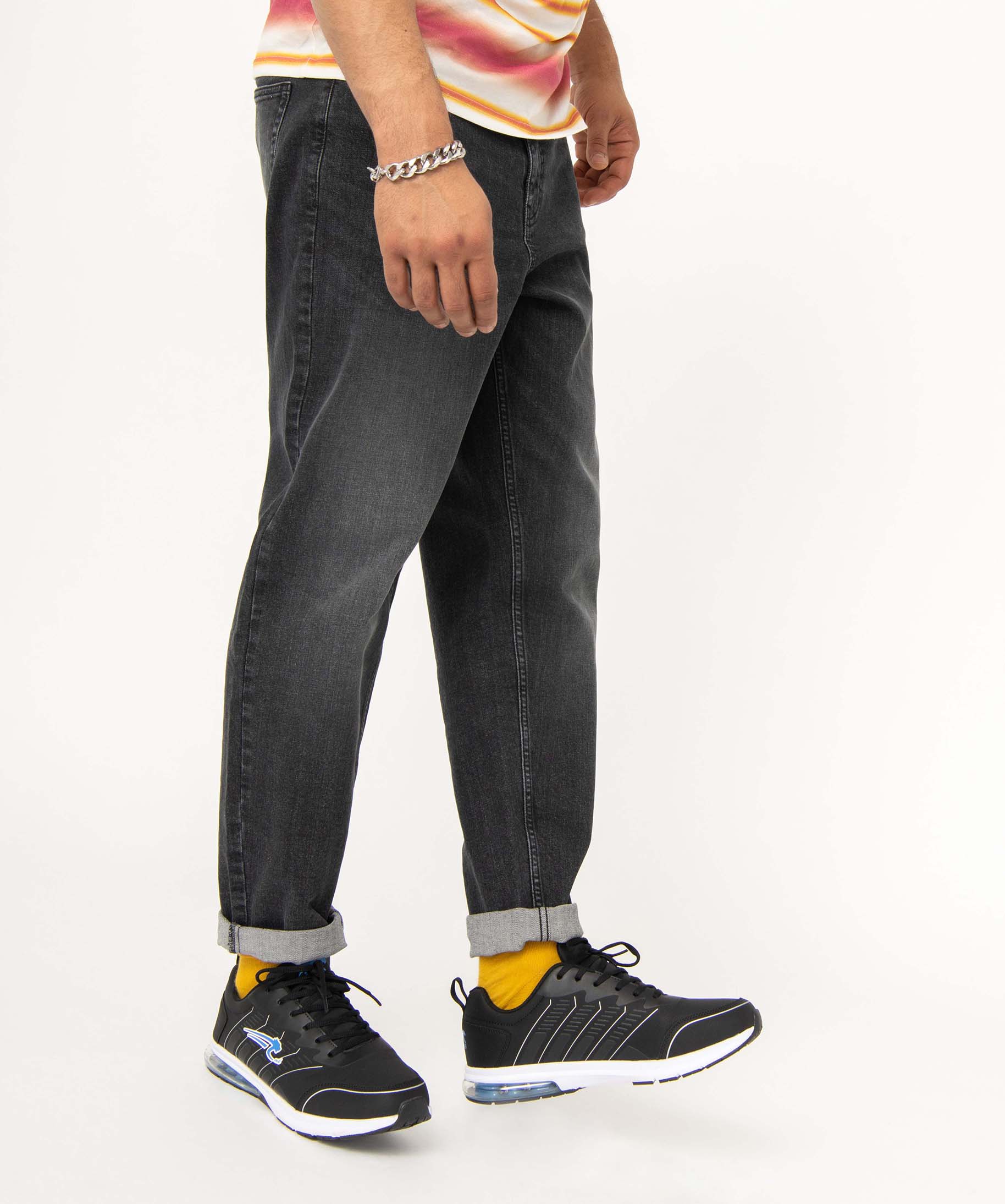 Baskets homme à lacets et semelle bulle d’air – Airness noir | GEMO