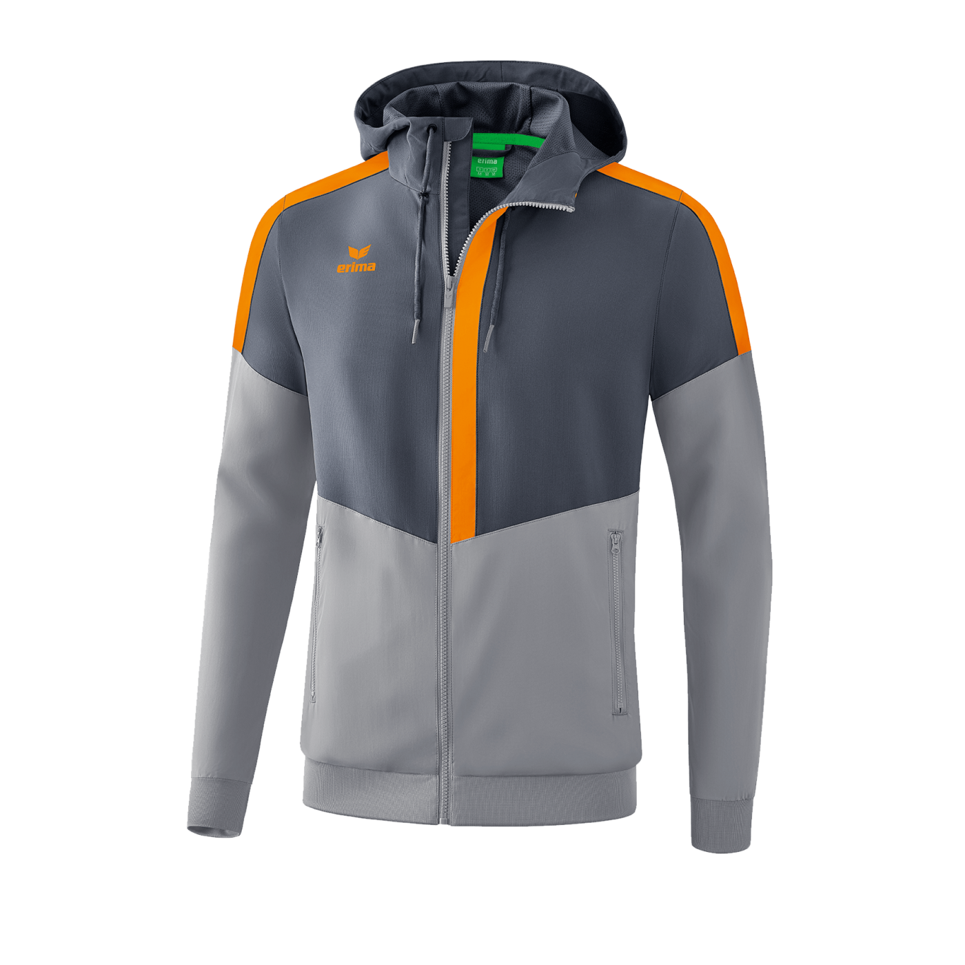 Erima Squad Präsentationsjacke Grau Orange