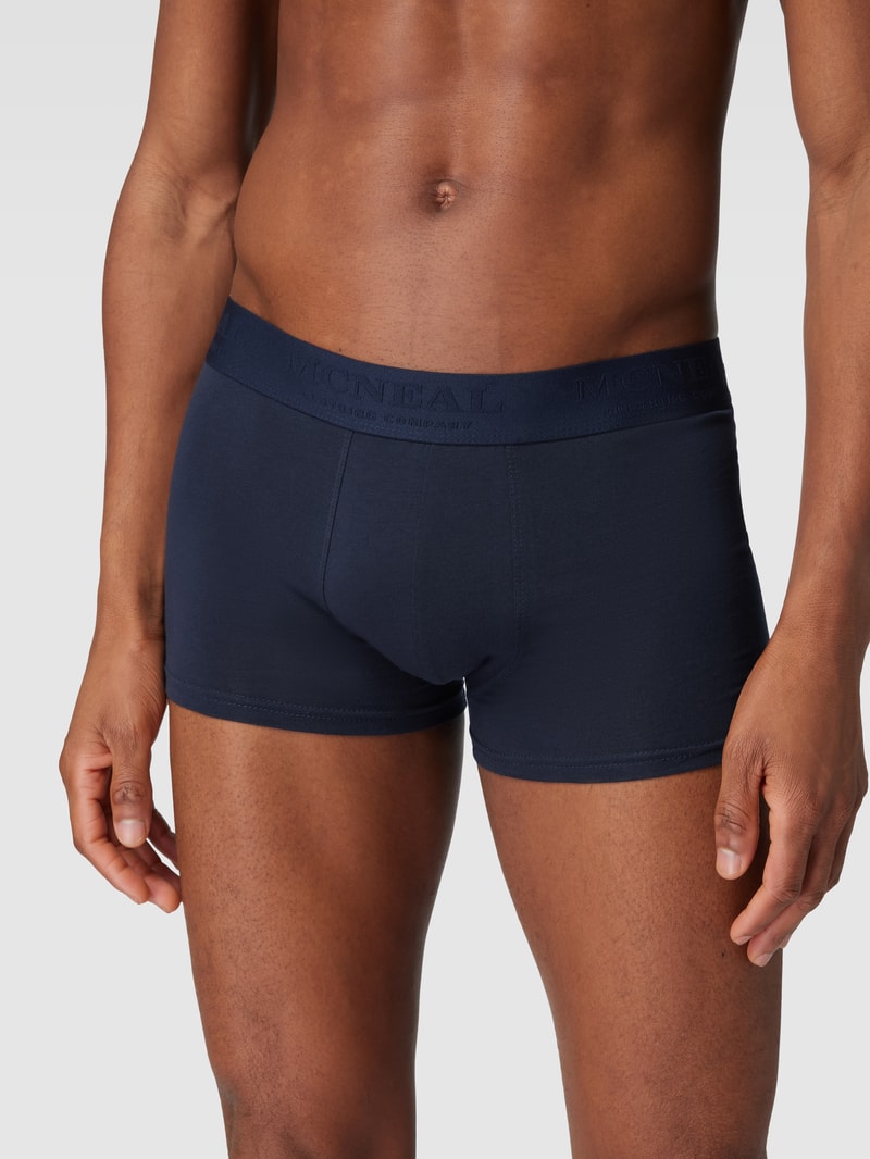 Trunks mit Logo-Bund im 7er-Pack in marineblau