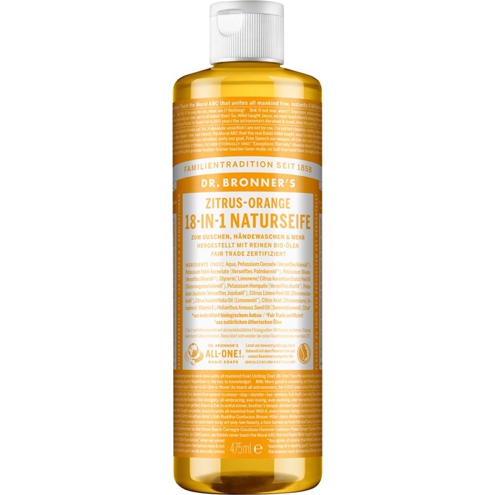 Zitrus-Orange 18-in-1 Naturseife