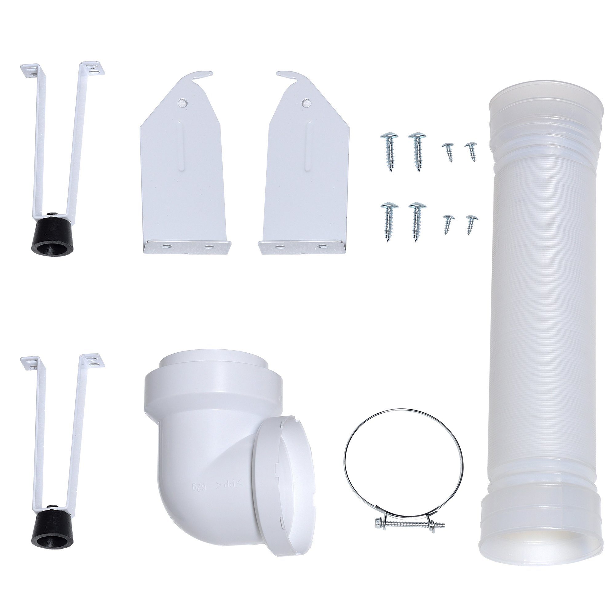Merax Ablufttrockner mini-Wäschetrockner, PTC-Heizelement, Wärmewahl bis 65 °C, Frontlader, 2.5 kg, Doppelte Filterung, freistehend/hängend, Timer 20 bis 200 Minuten
