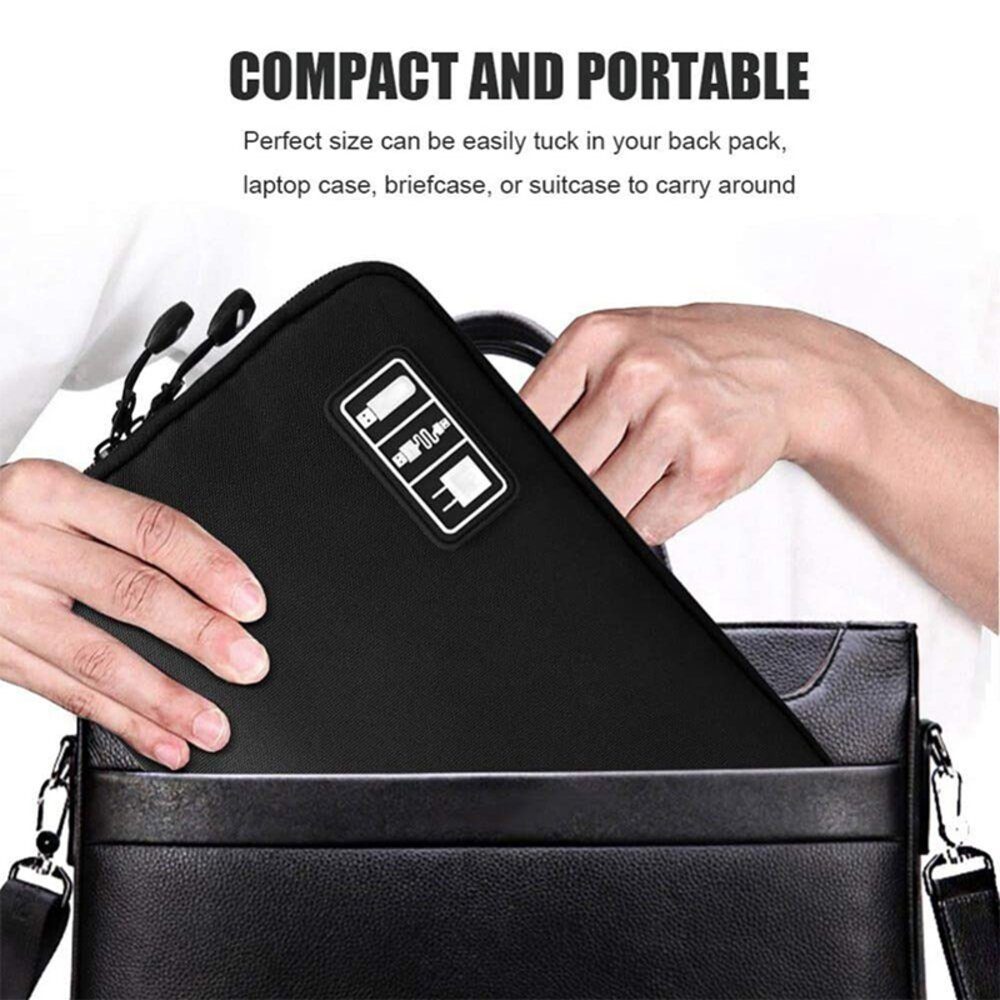 Gravizone Tablettasche Kabeltasche Kabel Organizer Bag (1x Kabeltasche)