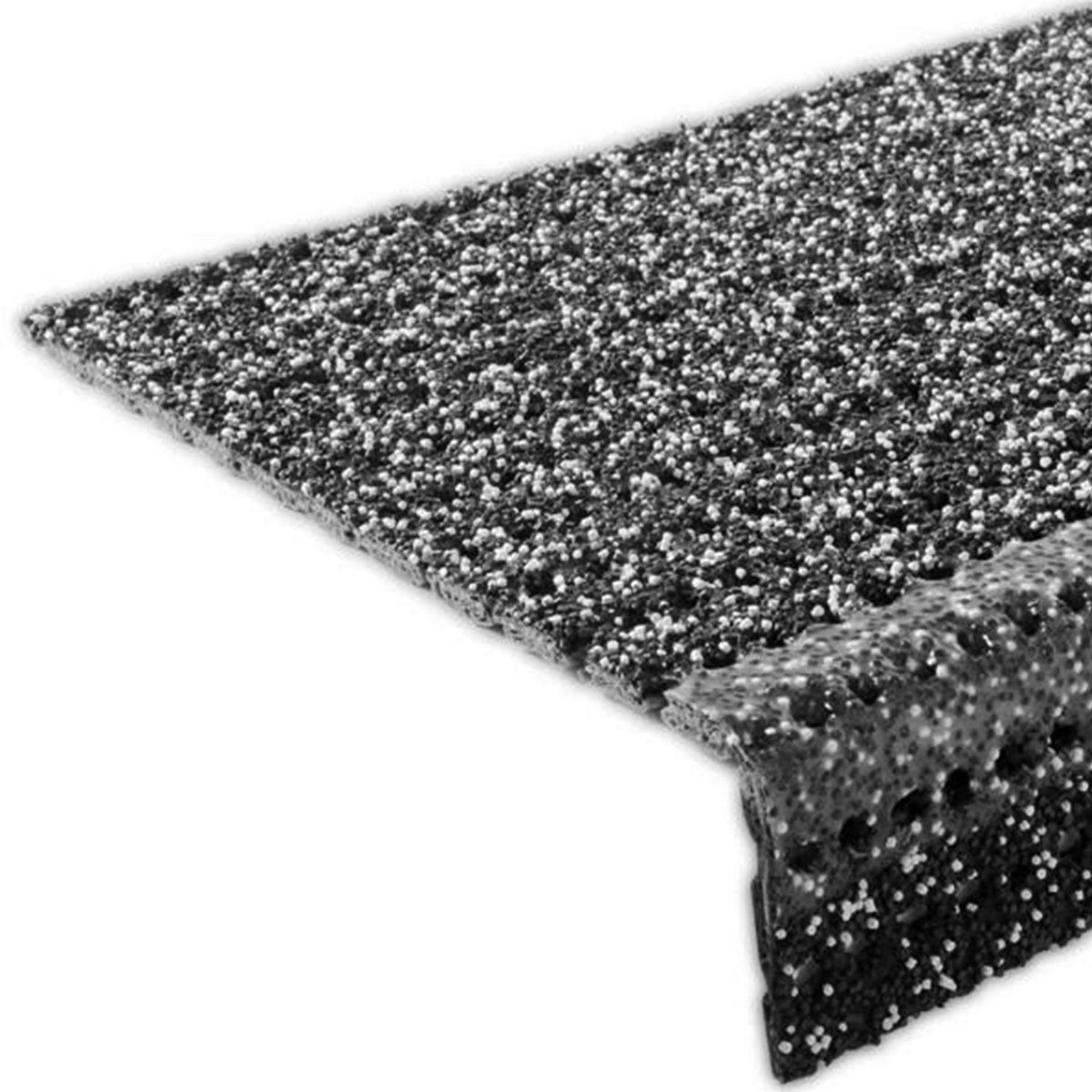 Stufenmatte Sicherheit, 2 Farben & 2 Größen, Treppenschutz, Sicherheitsstufenmatte, Karat, Rechteckig, Höhe: 65 mm, für Außenbereiche