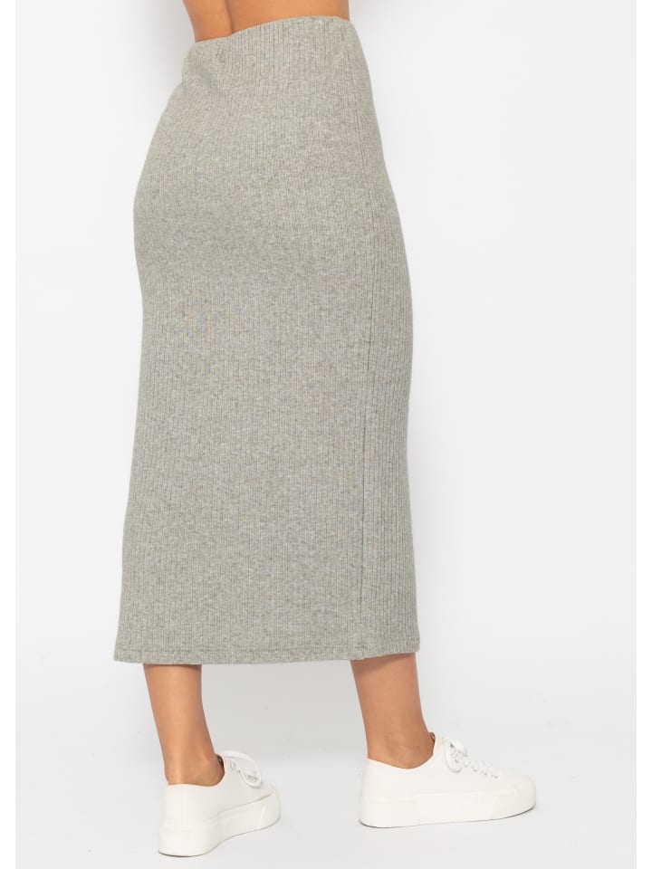 SASSYCLASSY Maxi Rock (Röcke) in Grau günstig kaufen