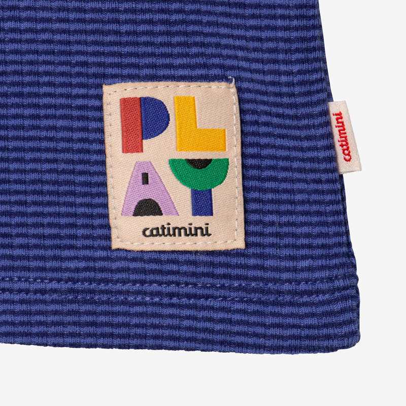 T-shirt bébé marine fines rayures bleu Catimini