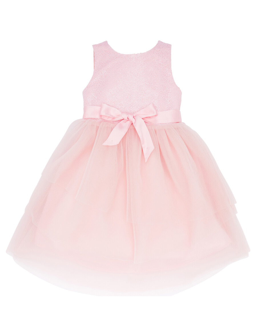 Tüllkleid mit Pailletten