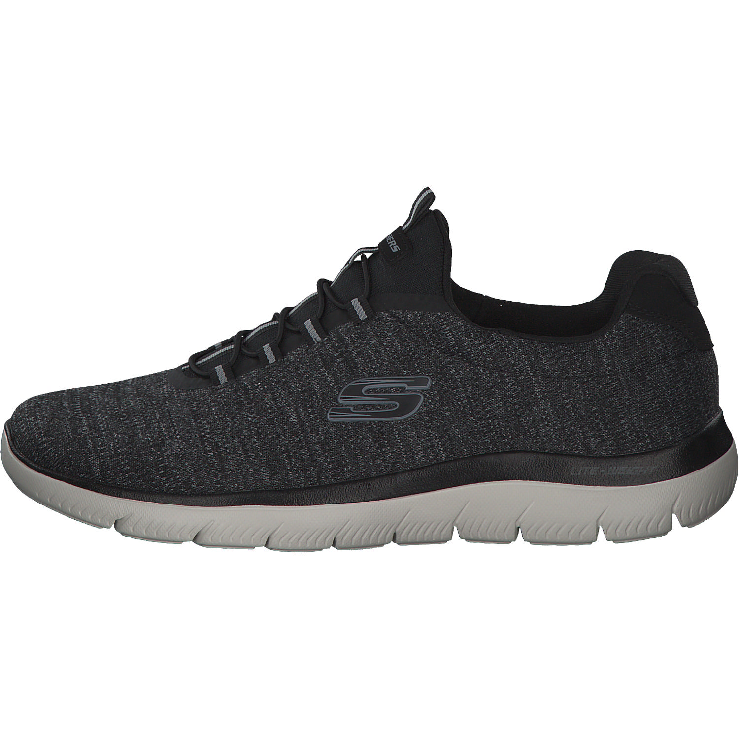 Skechers 52813, Sneakers Low, Herren, Schwarz Weiß
