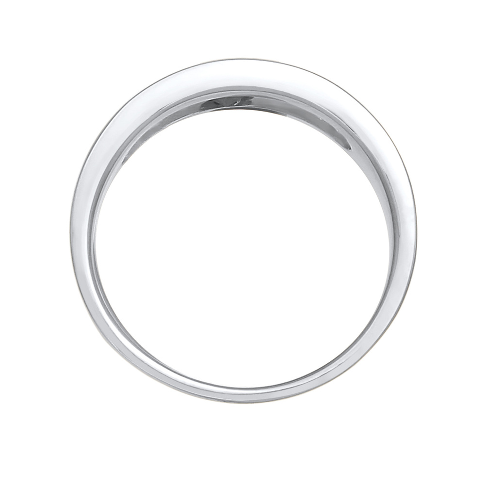 Elli Elli Bague Femme Bague Solitaire cCassique avec Cristaux en Argent Sterling 925 Bague
