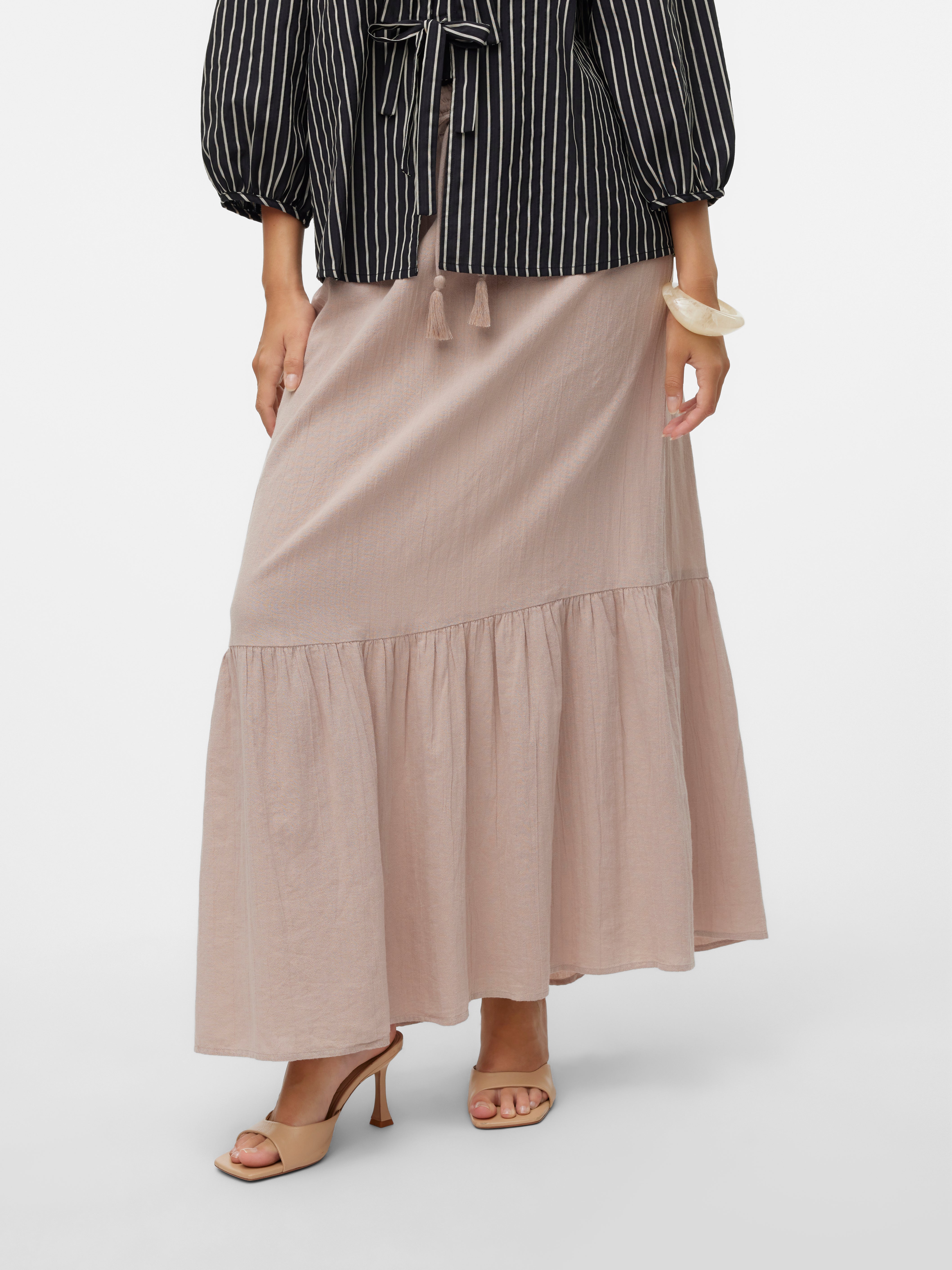 VMPRETTY Hohe Taille Langer Rock
