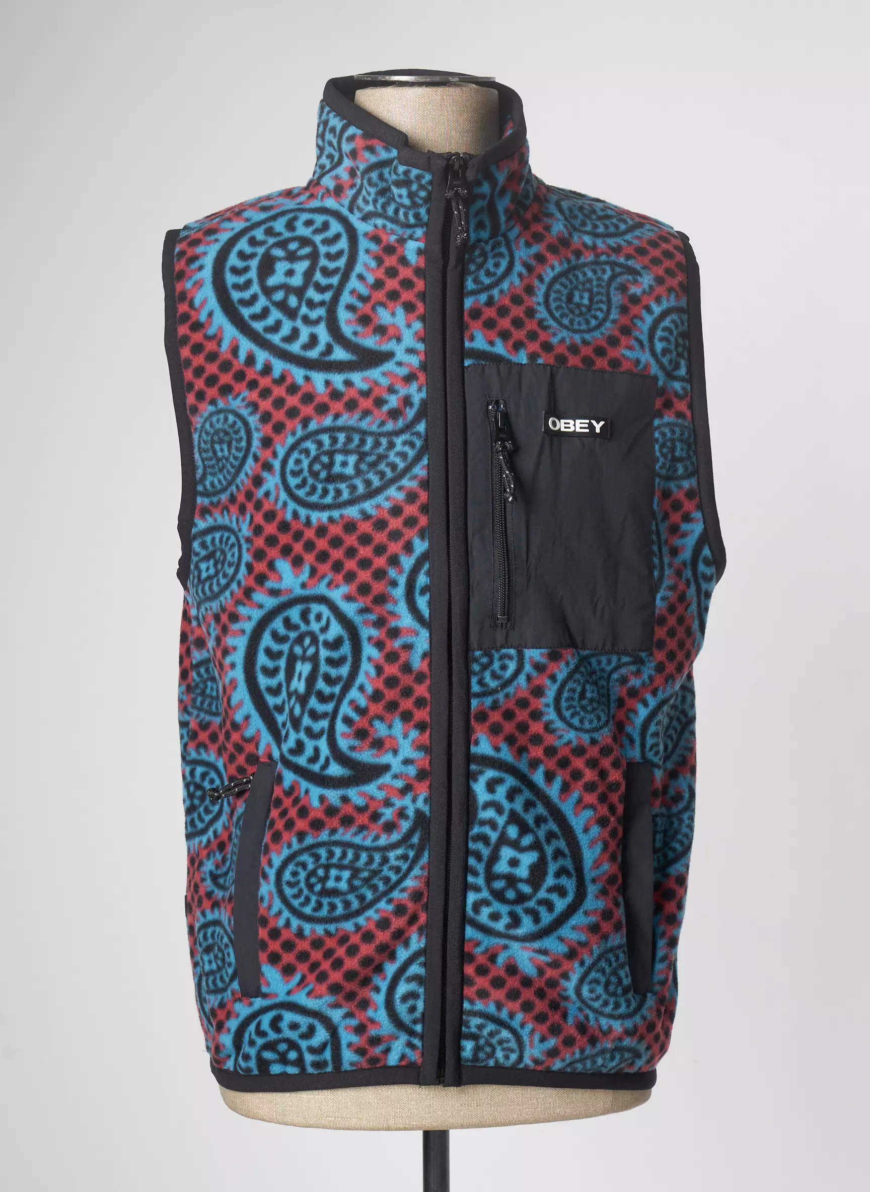 Obey Blousons Homme couleur rouge