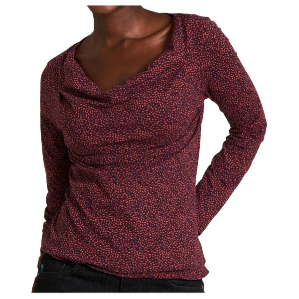 Tranquillo - Women's Shirt mit Wasserfallausschnitt - Longsleeve