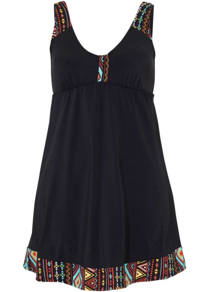 Badekleid Langgrösse aus recyceltem Polyamid