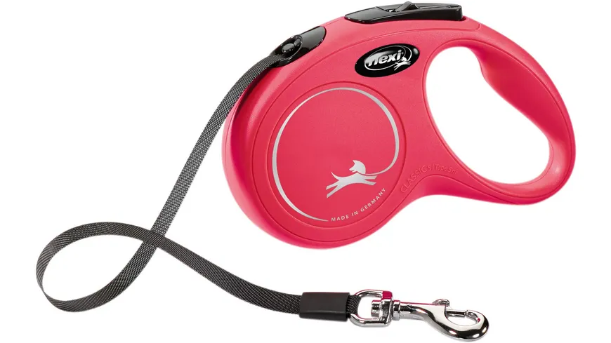 flexi Gurt-Leine New Classic rot S 5 m Hundezubehör