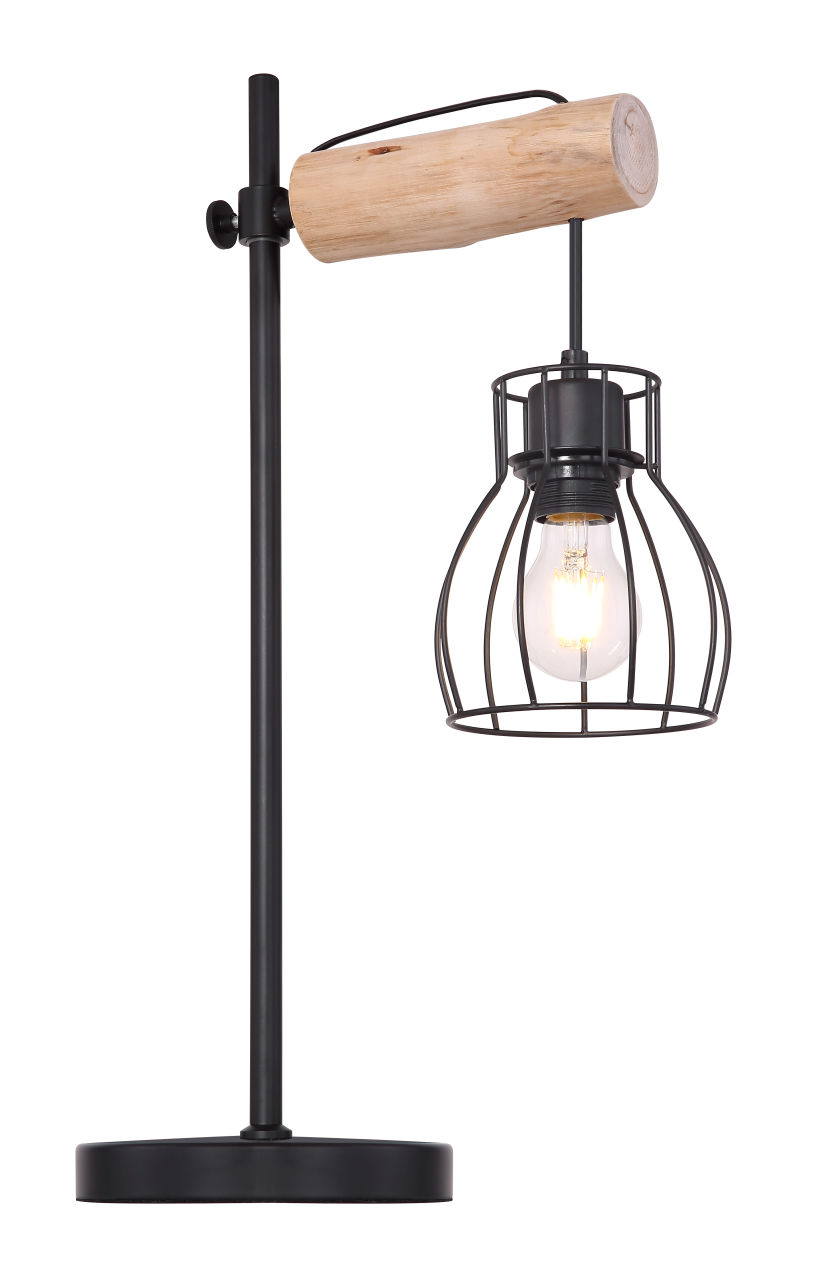Globo Lighting - MINA - Tischleuchte Metall schwarz, 1x E27