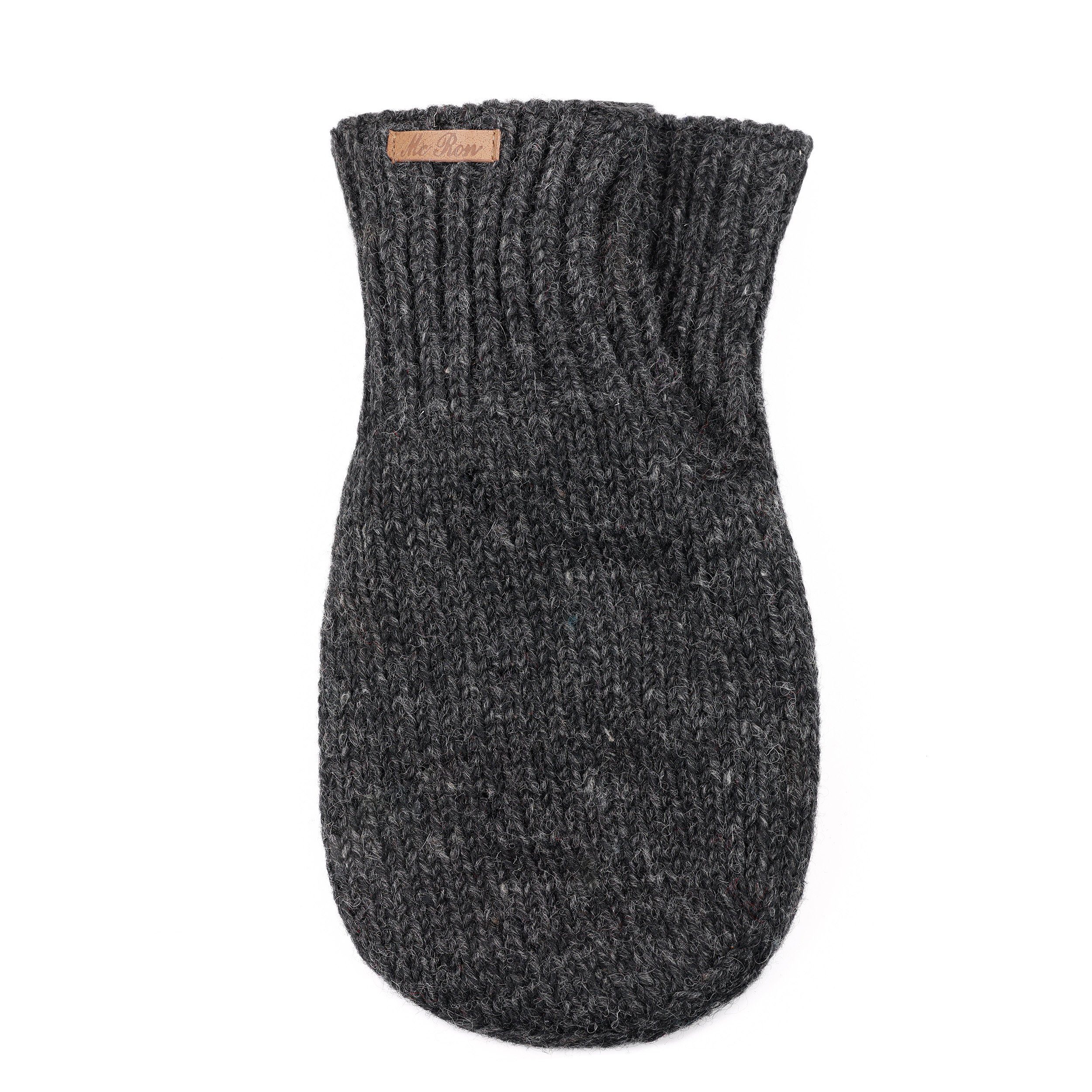 McRon Strickhandschuhe Pärchenhandschuh Modell Valentin Ein Handschuh zum Händchenhalten, komplett mit Fleece gefüttert