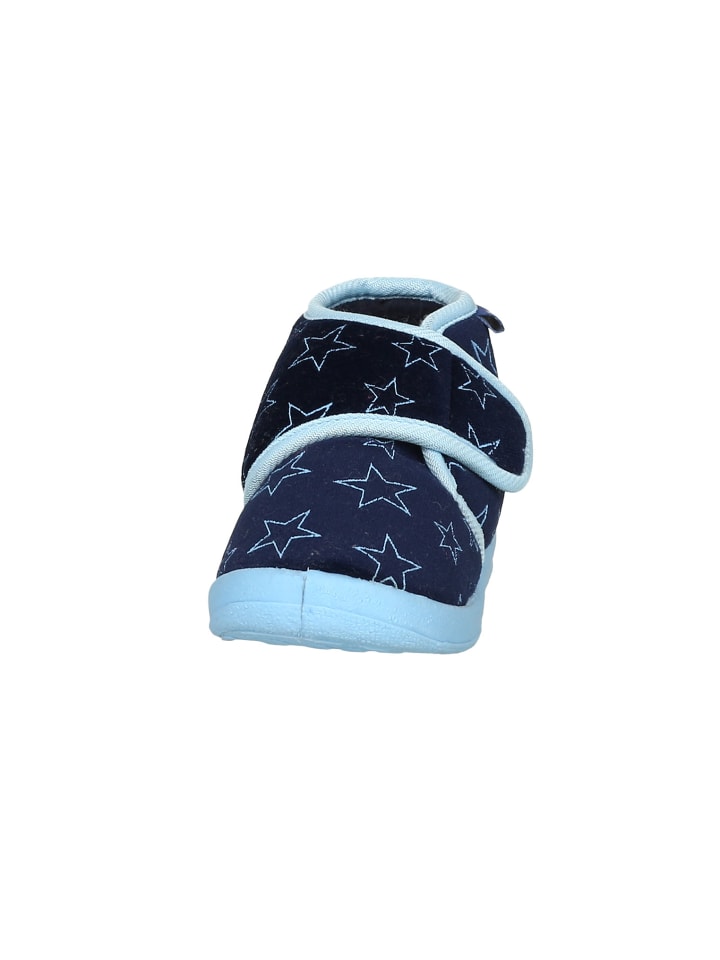 Playshoes Hausschuh Pastell in Marine günstig kaufen